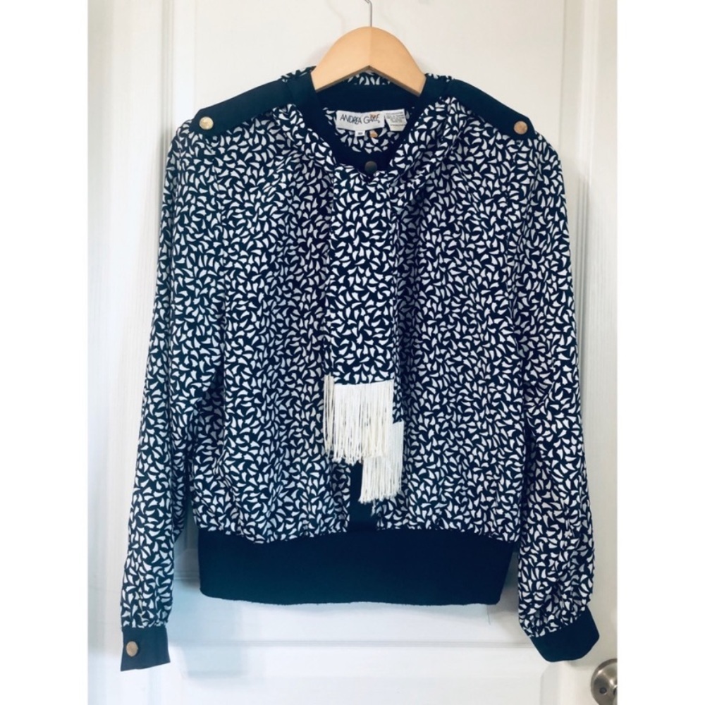 VINTAGE Andrea Gayle Top size 10